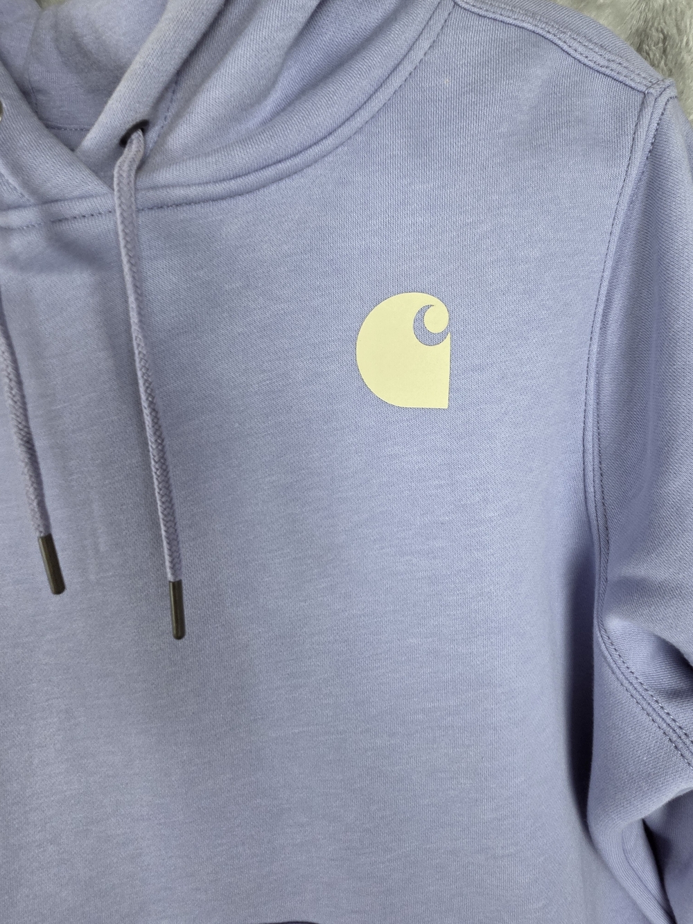 Carhartt Women’s Lavender Logo Hoodie - Picture 4 of 5